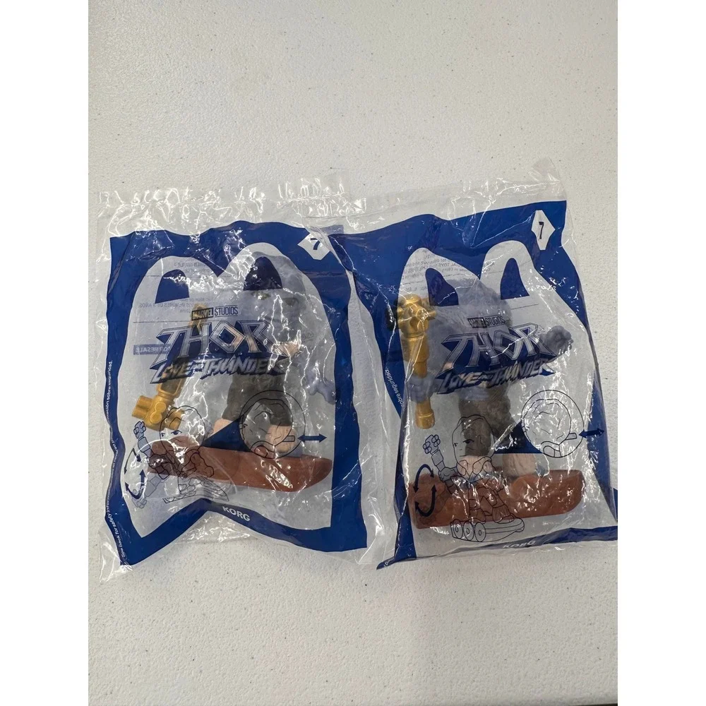 McDonalds Thor Love and Thunder Happy Meal Toys Lot 7 Marvel Figures New Sealed